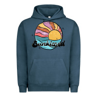 Pigment Midnight Navy sunkissed Urban Hoodie - MaliasSmallBusiness