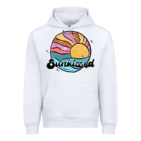 White sunkissed Urban Hoodie - MaliasSmallBusiness