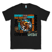 Black western cowboy wild west Classic Tee - texasbilliewilder