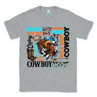 Heather Grey western cowboy wild west Classic Tee - texasbilliewilder