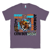 Lavender western cowboy wild west Classic Tee - texasbilliewilder