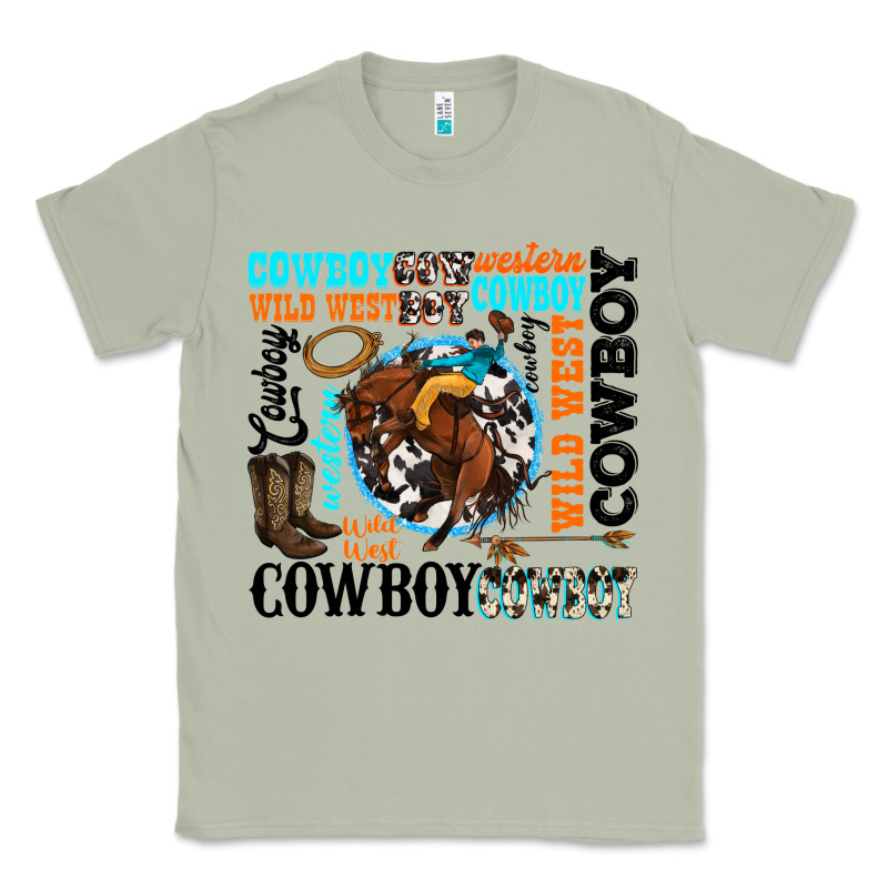 Western Cowboy Wild West Classic Tee by texasbilliewilder | Teevron