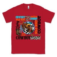 Red western cowboy wild west Classic Tee - texasbilliewilder