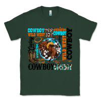 Sports Green western cowboy wild west Classic Tee - texasbilliewilder