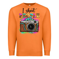 Carrot i shoot people tie dye gemstone vintage camera Premium Sweatshirt - FaDigitalArtStudio