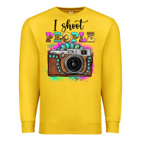 Lemon i shoot people tie dye gemstone vintage camera Premium Sweatshirt - FaDigitalArtStudio