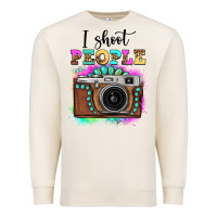 Sandshell i shoot people tie dye gemstone vintage camera Premium Sweatshirt - FaDigitalArtStudio