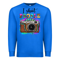 True Royal i shoot people tie dye gemstone vintage camera Premium Sweatshirt - FaDigitalArtStudio