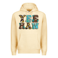 Pina Colada western sunflowers turquoise leopard yee haw Premium Hoodie - BarkalooDesign