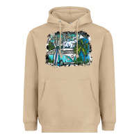 Mushroom summer vibes Heavyweight Hoodie - SublimationCraftShop