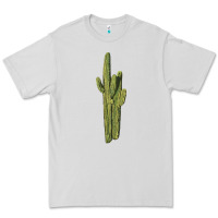 Dove Grey saguaro cactus Premium Tee - LillyAllenDesigns