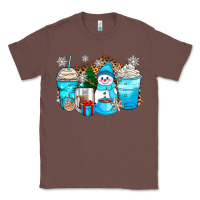 Chestnut winter snowman coffee cups Classic Tee - Zillion Design Studio