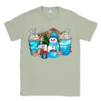 Matcha winter snowman coffee cups Classic Tee - Zillion Design Studio