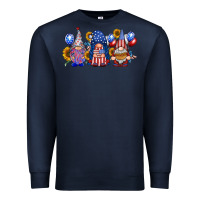 Navy america gnomes Premium Sweatshirt - RacoonDesign