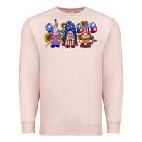 Pale Pink america gnomes Premium Sweatshirt - RacoonDesign