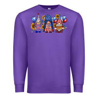 Purple america gnomes Premium Sweatshirt - RacoonDesign
