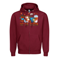 Burgundy basketball tisthe season coffee cups Zipper Hoodie - texasbilliewilder