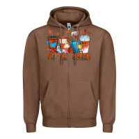 Chestnut basketball tisthe season coffee cups Zipper Hoodie - texasbilliewilder