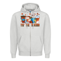 Dove Grey basketball tisthe season coffee cups Zipper Hoodie - texasbilliewilder