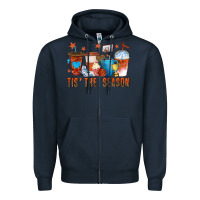 Navy basketball tisthe season coffee cups Zipper Hoodie - texasbilliewilder