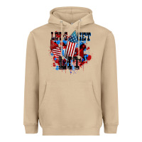 Mushroom Let's get lit 4th of july Heavyweight Hoodie - CowGirlArtShop
