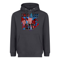 Smoke Let's get lit 4th of july Heavyweight Hoodie - CowGirlArtShop