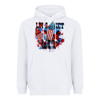White Let's get lit 4th of july Heavyweight Hoodie - CowGirlArtShop