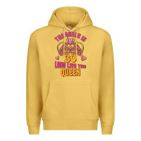 Antique Gold the queen is 30 long live the queen Premium Hoodie - Jasminsmagicworld