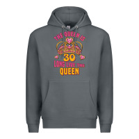 Rock the queen is 30 long live the queen Premium Hoodie - Jasminsmagicworld