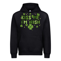 Black kiss me i'm irish Urban Hoodie - MaliasSmallBusiness