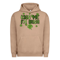 Pigment Burro kiss me i'm irish Urban Hoodie - MaliasSmallBusiness