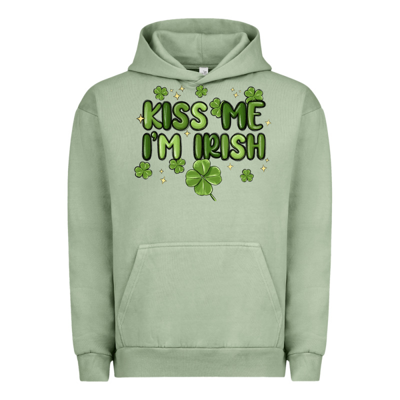 Kiss Me I'm Irish Urban Hoodie by MaliasSmallBusiness | Teevron