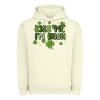 Pigment Pistachio kiss me i'm irish Urban Hoodie - MaliasSmallBusiness