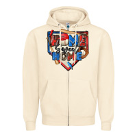 Sandshell home sweet home baseball Zipper Hoodie - Zillion Design Studio