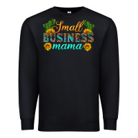 Black small business mama Premium Sweatshirt - HRA Design Shop