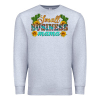 Heather Grey small business mama Premium Sweatshirt - HRA Design Shop