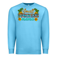 Ocean Blue small business mama Premium Sweatshirt - HRA Design Shop