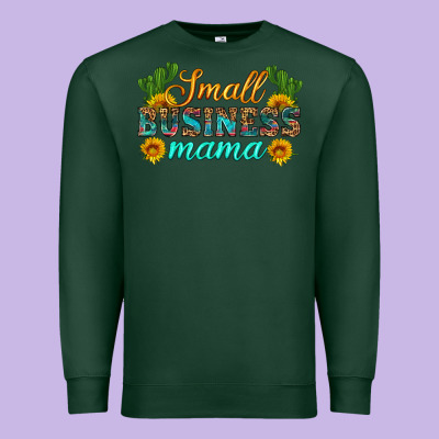 Small Business Mama Premium Sweatshirt Designed By Hra Design Shop