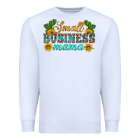 White small business mama Premium Sweatshirt - HRA Design Shop