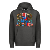 Charcoal Heather god bless america Premium Hoodie - AdoDesignShop