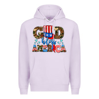 Lilac god bless america Premium Hoodie - AdoDesignShop