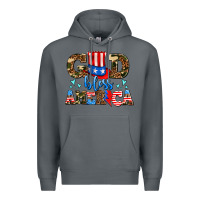 Rock god bless america Premium Hoodie - AdoDesignShop