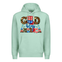 Seafoam god bless america Premium Hoodie - AdoDesignShop