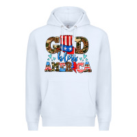 White god bless america Premium Hoodie - AdoDesignShop