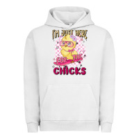 Pigment Lunar Rock i'm just here for the chicks Urban Hoodie - MaliasSmallBusiness