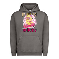 Pigment Tornado i'm just here for the chicks Urban Hoodie - MaliasSmallBusiness