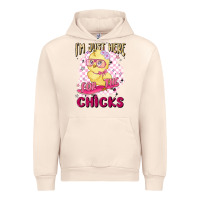 Sandshell i'm just here for the chicks Urban Hoodie - MaliasSmallBusiness