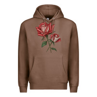 Chestnut love rose grandiflora rose Premium Hoodie - LillyAllenDesigns