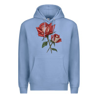 Colony Blue love rose grandiflora rose Premium Hoodie - LillyAllenDesigns