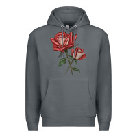 Rock love rose grandiflora rose Premium Hoodie - LillyAllenDesigns